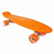 Скейт/Скейтборд/Пенниборд, цвет оранжевый 55Х15 см